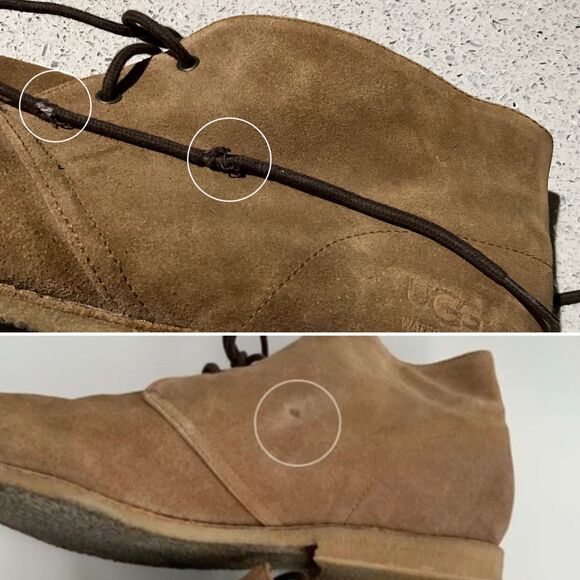 UGG Suede Lace-up Comfort System Distressed Bootie Men 15 main image 9